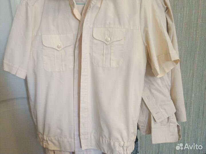 Рубашки кремовые