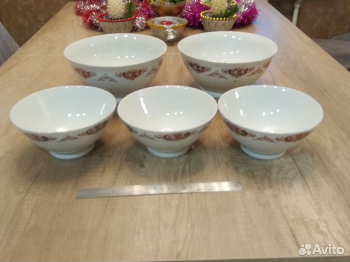 Набор салатников фарфор 5 шт