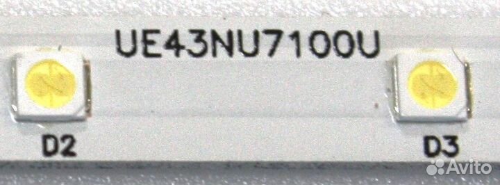 232 Новая подсветка Samsung UE43NU7100 BN96-45954A