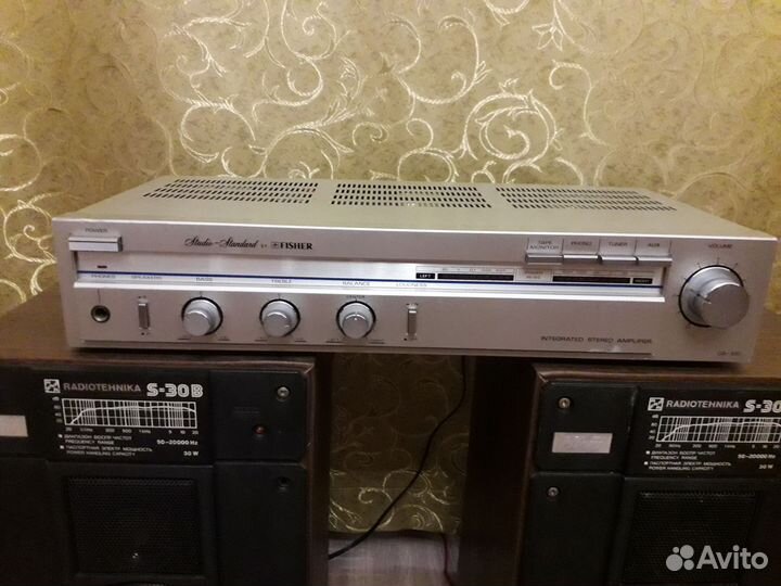 Усилитель fIsher + колонки
