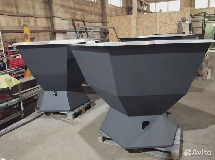 Чан из нержавейки 2200мм на 4-6 человека