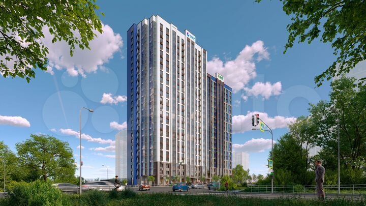 3-к. квартира, 61,9 м², 4/24 эт.