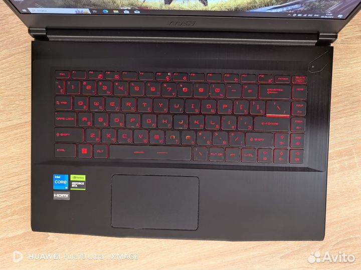 Игровой ноутбук Msi RTX 3050