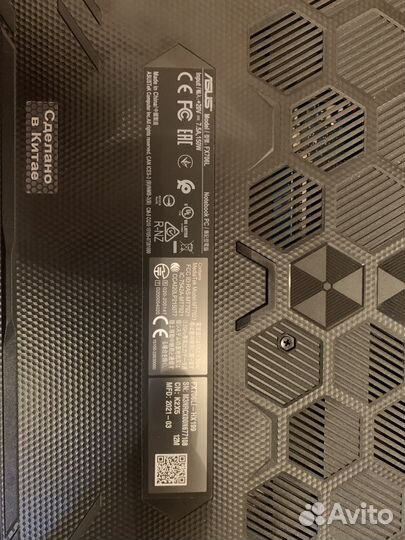 Ноутбук asus Tuf gaming F17