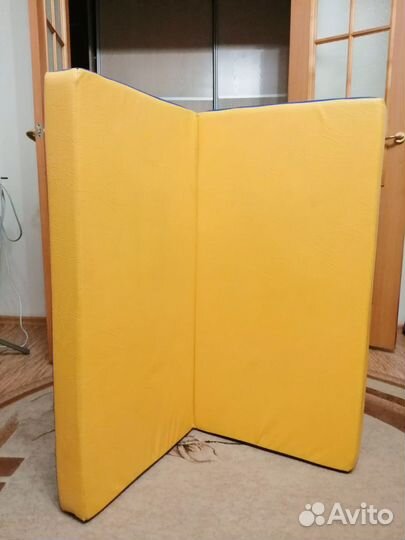 Мат спортивный складной детский двухсекционный