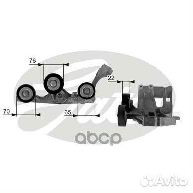Ролик обводной приводного ремня T38429 Gates