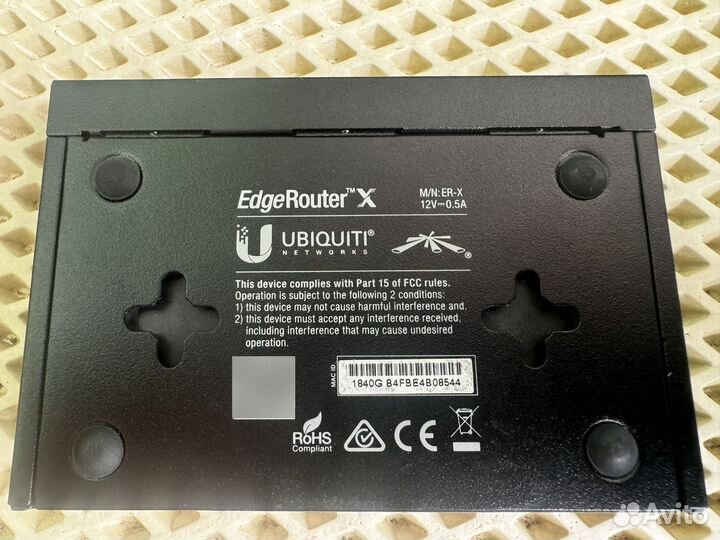 Edgerouter x ubiquiti 5 port