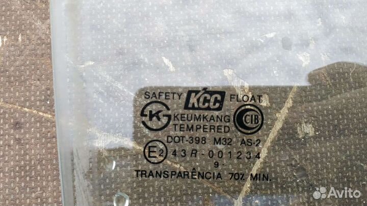 Заднее боковое стекло Хендай Акцент