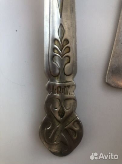 Лопатка для торта СССР и винтажная ложка