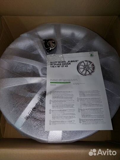 Диски литые elbrus R18 Skoda 565 071 498С 8Z8