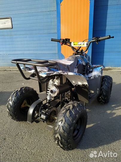 Квадроцикл raptor 110 В синем цвете