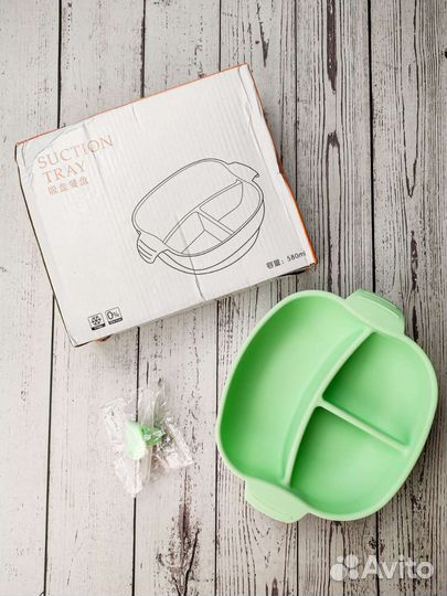 Детская силиконовая посуда (набор)