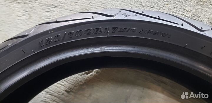 Моторезина Dunlop; 120/70zr 17 m/c