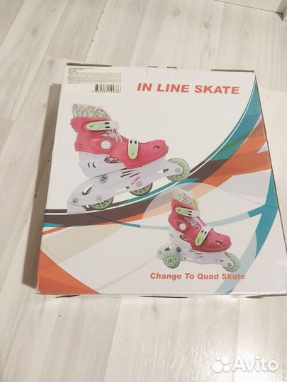 Роликовые коньки детские раздвижные