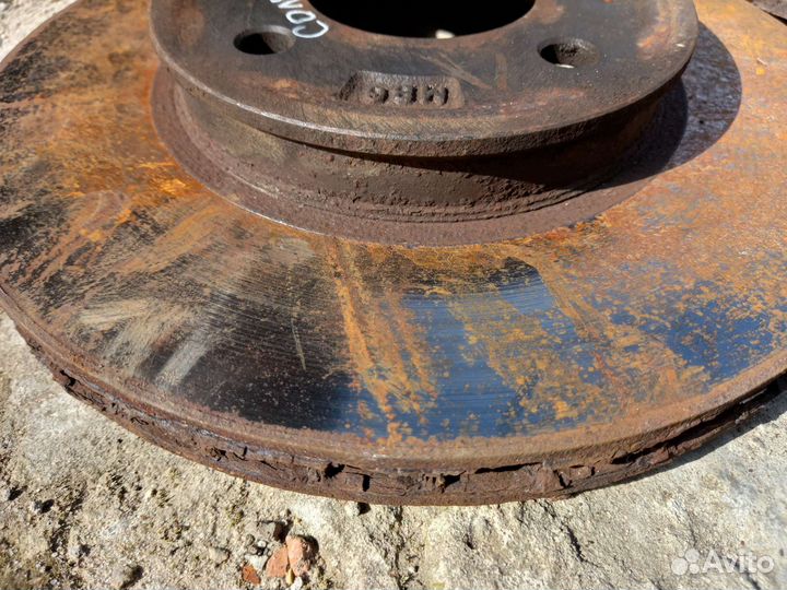 Hyundai solaris 2 диск тормозной