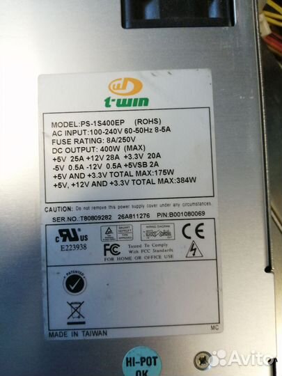 Блок питания PS-1S400EP
