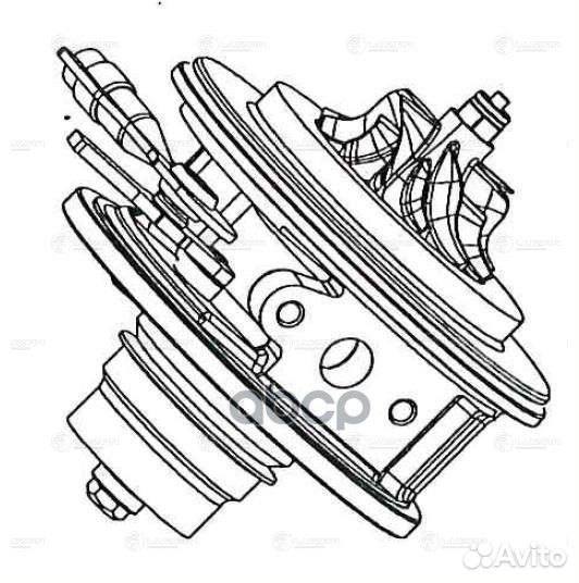 Турбокомпрессор б/корп. (картридж) LAT 5011 luzar