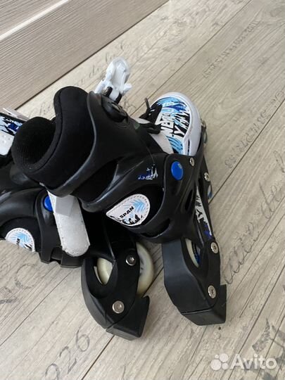 Роликовые коньки детские бу раздвижные 26-29