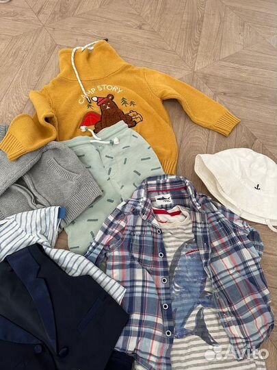 Одежда пакетом для мальчика 86 92