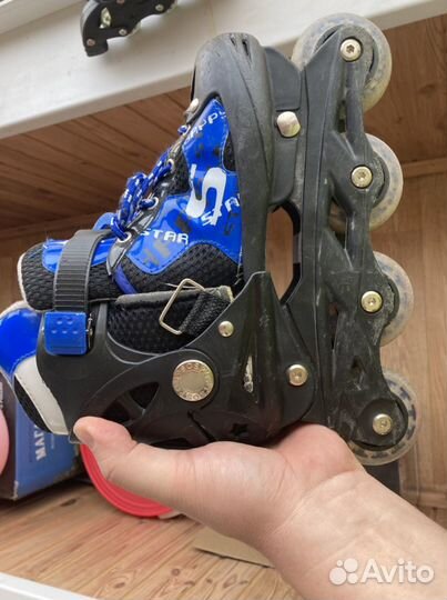 Роликовые коньки детские раздвижные