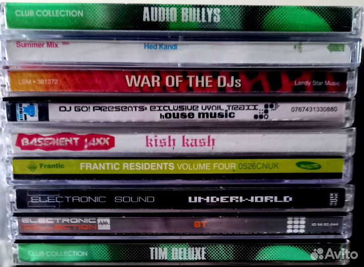 CD диски (Клубная музыка начало 2000-х) 9шт