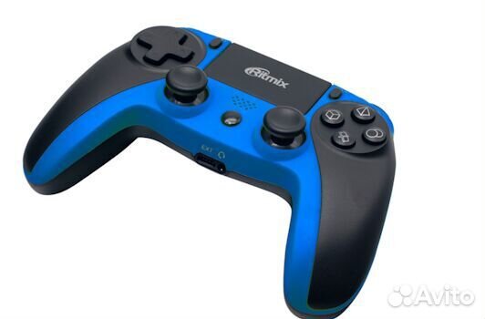 Джойстик ritmix GP-063BTH Black Blue