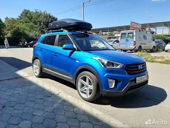 Автобокс на крышу Hyundai Creta, 390 литров