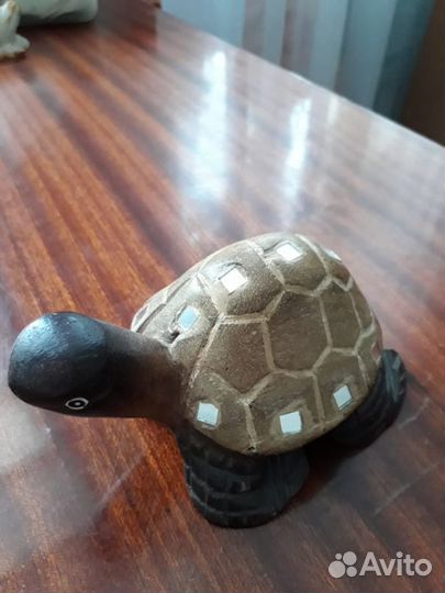 Статуэтка фигурка черепаха из дерева