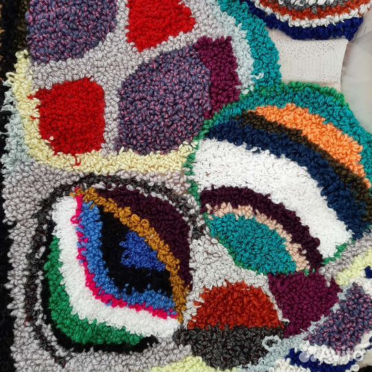 Коврик из пряжи