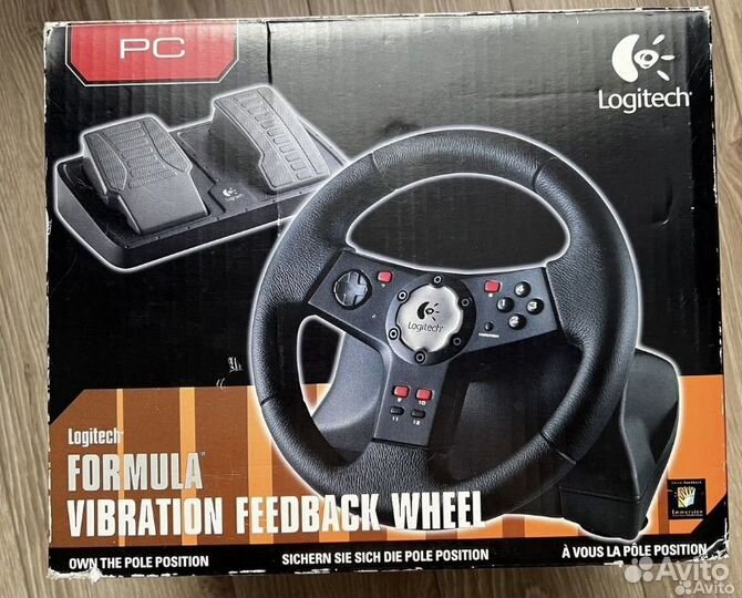 Игровой руль logitech formula vibration wheel