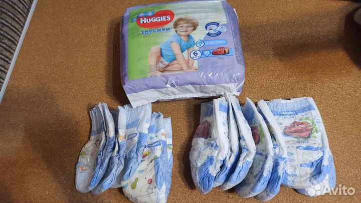 Подгузники-трусики Huggies 6 (16-22 кг) для мал