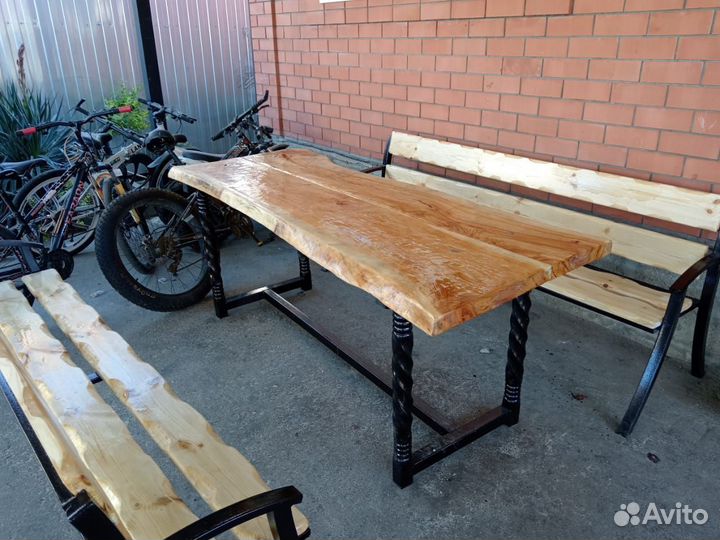 Лавки столы из дерева