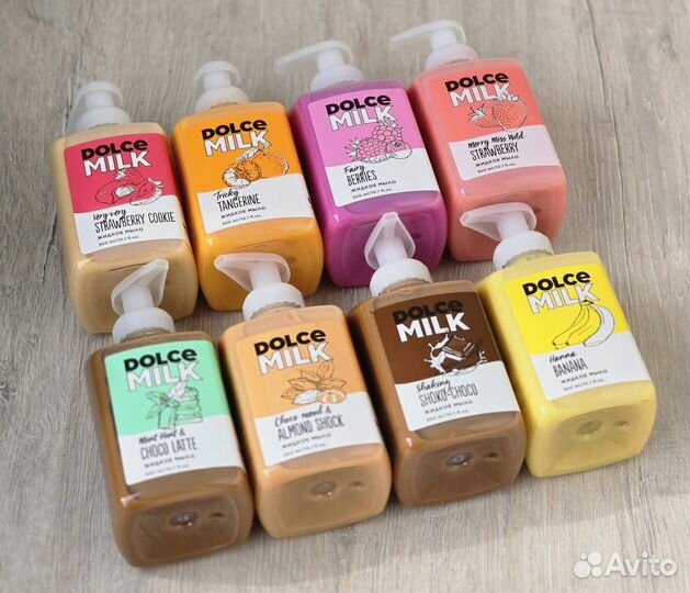 Dolce milk гель для душа шампунь мыло