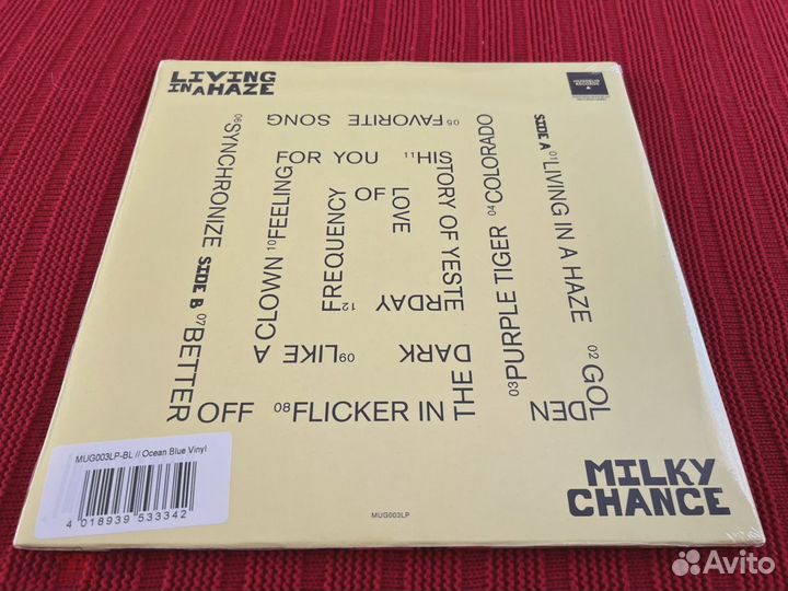 Milky Chance Living In A Haze LP ocean blue vinyl