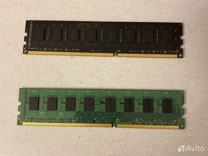 Оперативная память ddr3 4 gb и 2gb