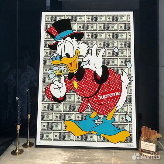 Картина для интерьера Скрудж Макдак