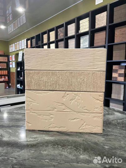 Облицовочный кирпич слоновая кость скала завода жкз