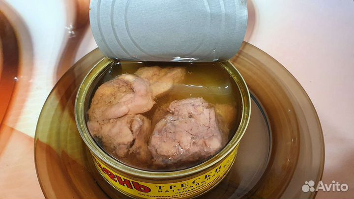 Печень трески натуральная первый сорт ж/б 230г