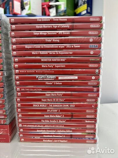 Игры Nintendo Switch Картриджи новые (upd 22.07)