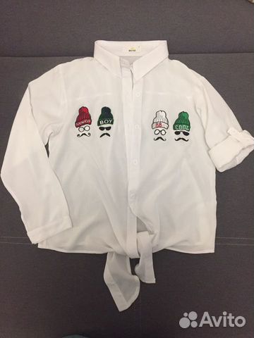 Рубашка новая на девочку 142-146