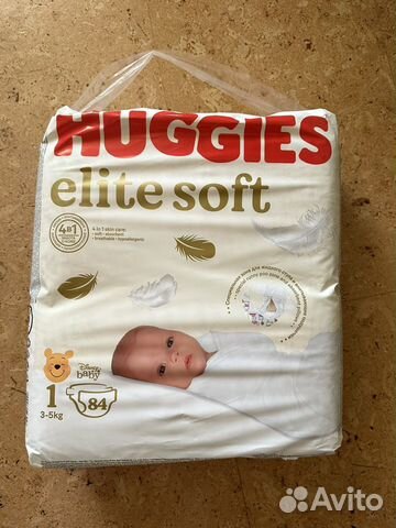 Подгузники huggies elite soft 1 объявление продам
