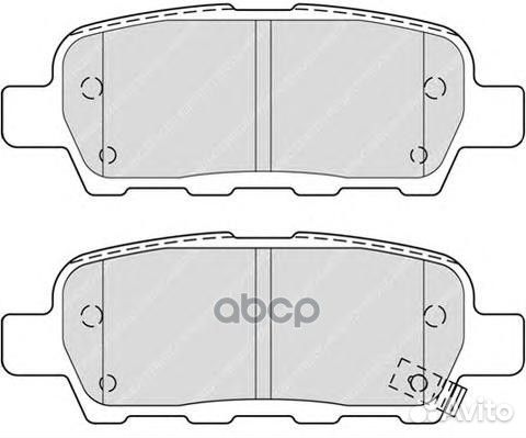 Колодки тормозные FDB4324 Ferodo