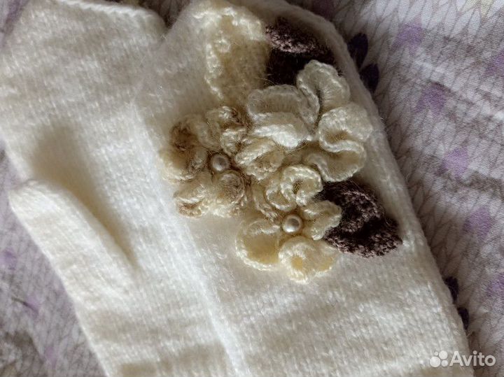 Варежки зимние женские