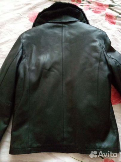 Кожаная куртка мужская