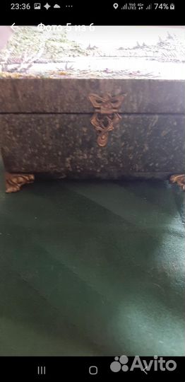 Шкатулка из натурального камня