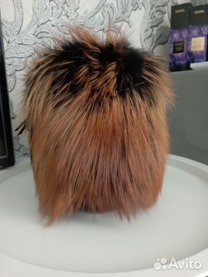 Шапка и сумка лисья