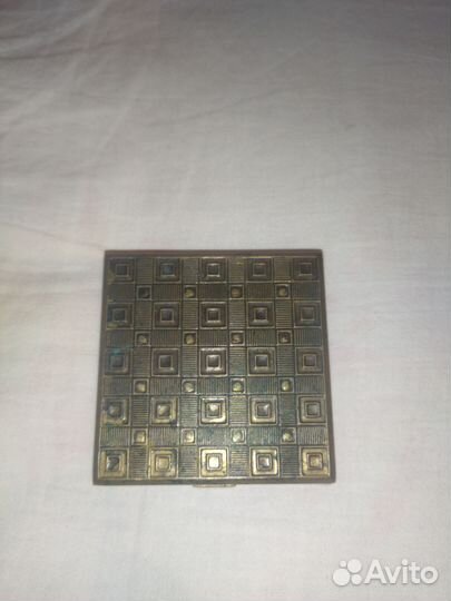 Пудреница из латуни СССР