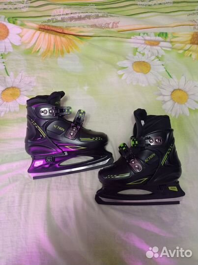 Коньки детские раздвижные