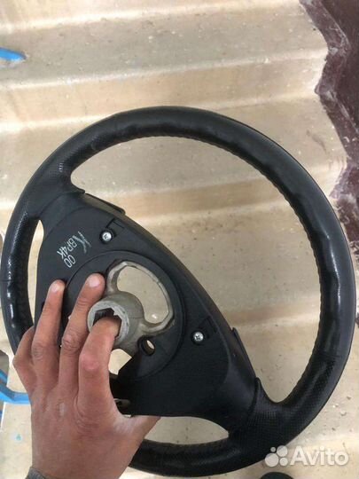 Руль с круиз контролем мазда 3 бк