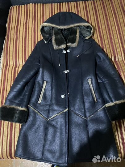 Дубленка натуральная женская 48 размер